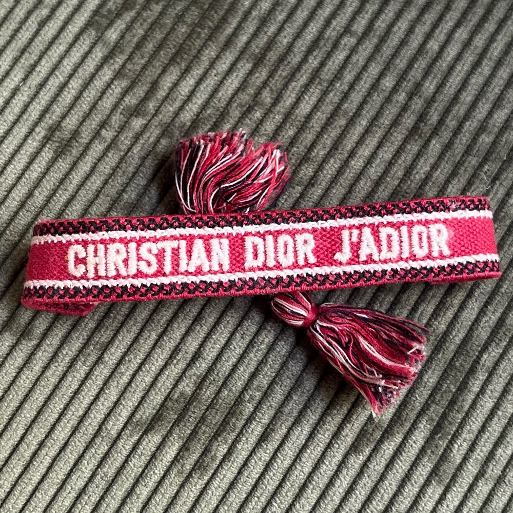 COPY - J’ADIOR Red Cotton Bracelet